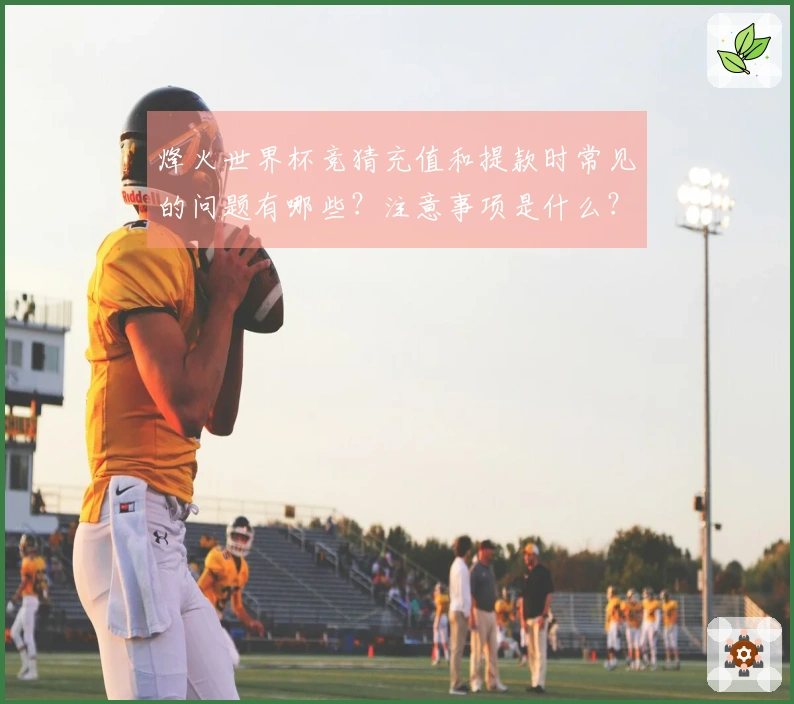 烽火世界杯竞猜充值和提款时常见的问题有哪些？注意事项是什么？
